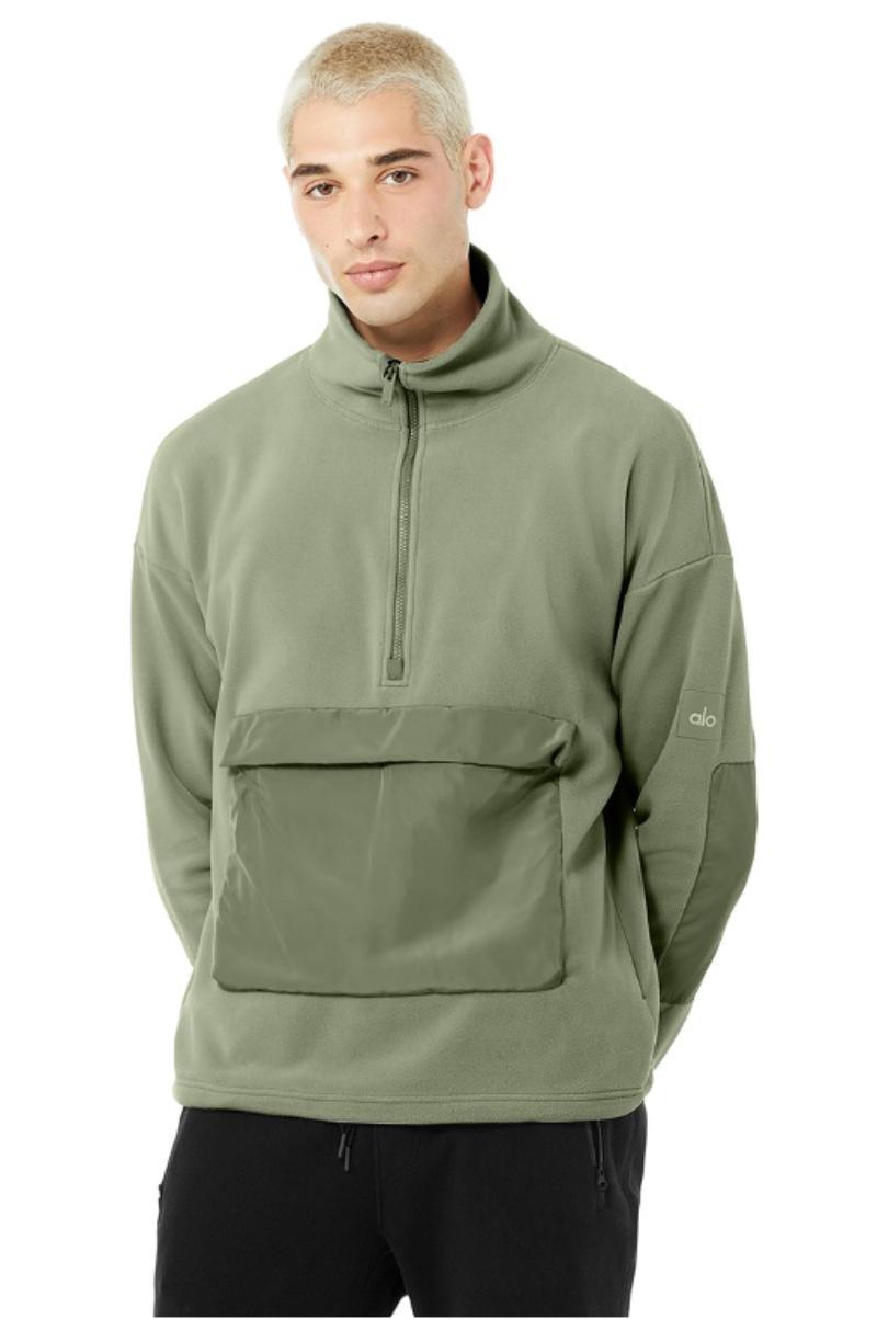  Eucalyptus 1/2 Zip Mammoth Polar Pullover 