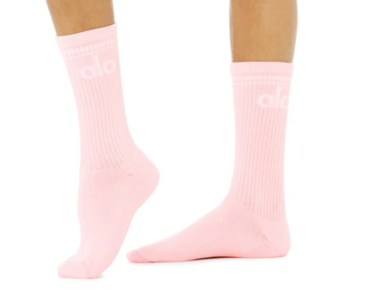 Powder Pink/White - Women's Throwback Sock