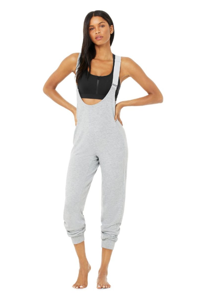 Athletic Heather Grey Layback Jumpsuit