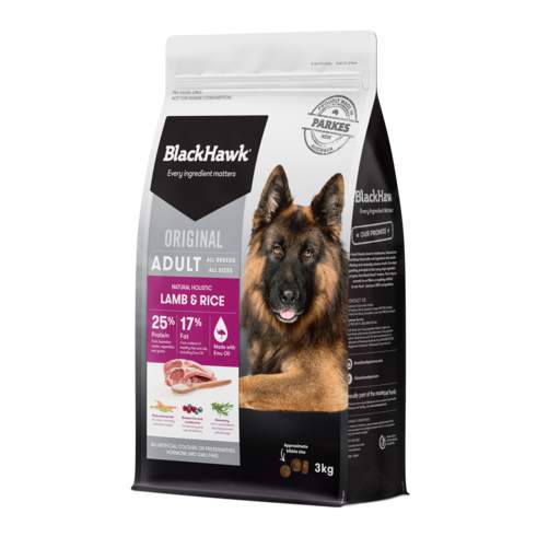 VetSupply Black Hawk Lamb & Rice Adult Dog Dry Food 