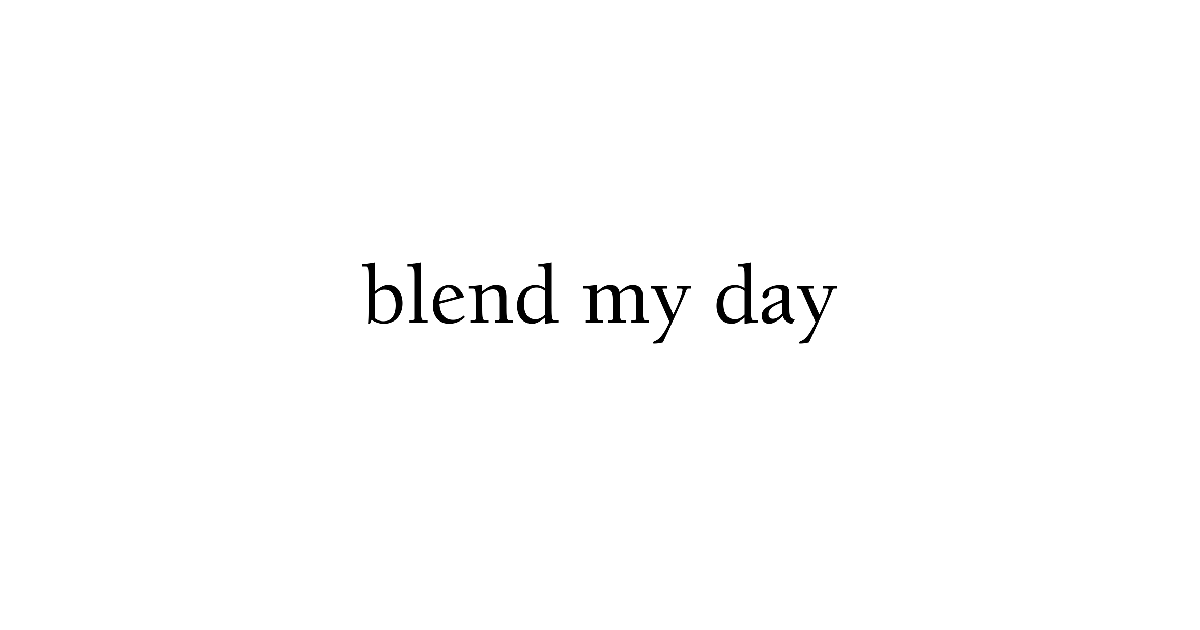 BLEND MY DAY Discount Code 2024