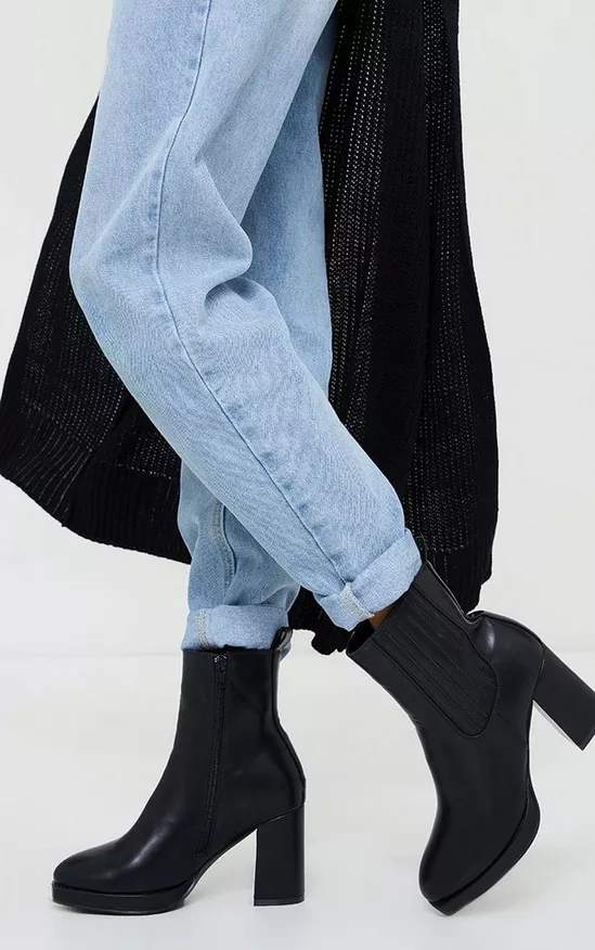 Nastygal Chelsea Basic Heeled Ankle Boots