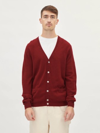GOBI Cashmere Essential Cashmere V-Neck Cardigan