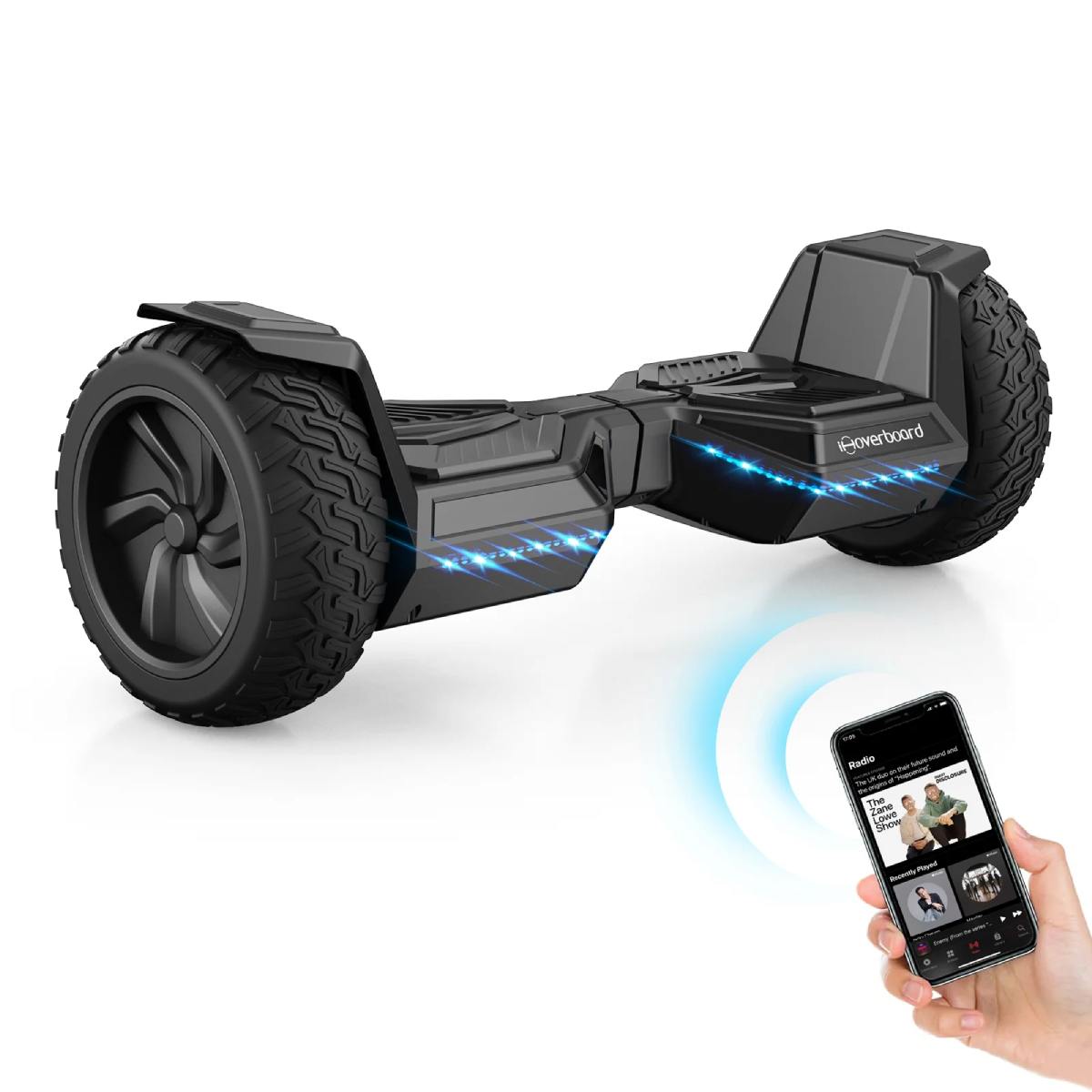 iHoverboard H8 Black Off Road Hoverboard