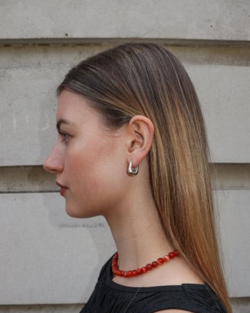 Lines & Current 'Rumi' Chubby Hoop Earrings