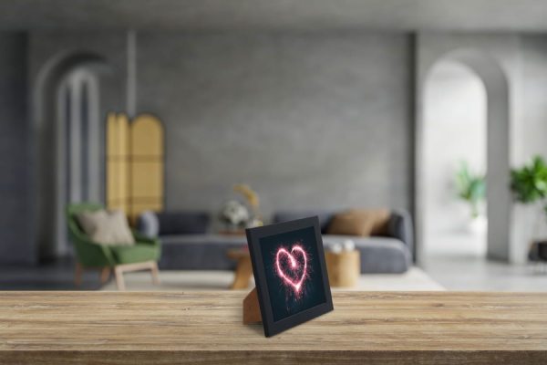 Wall Space Smooth Matt Black Square Photo Frames