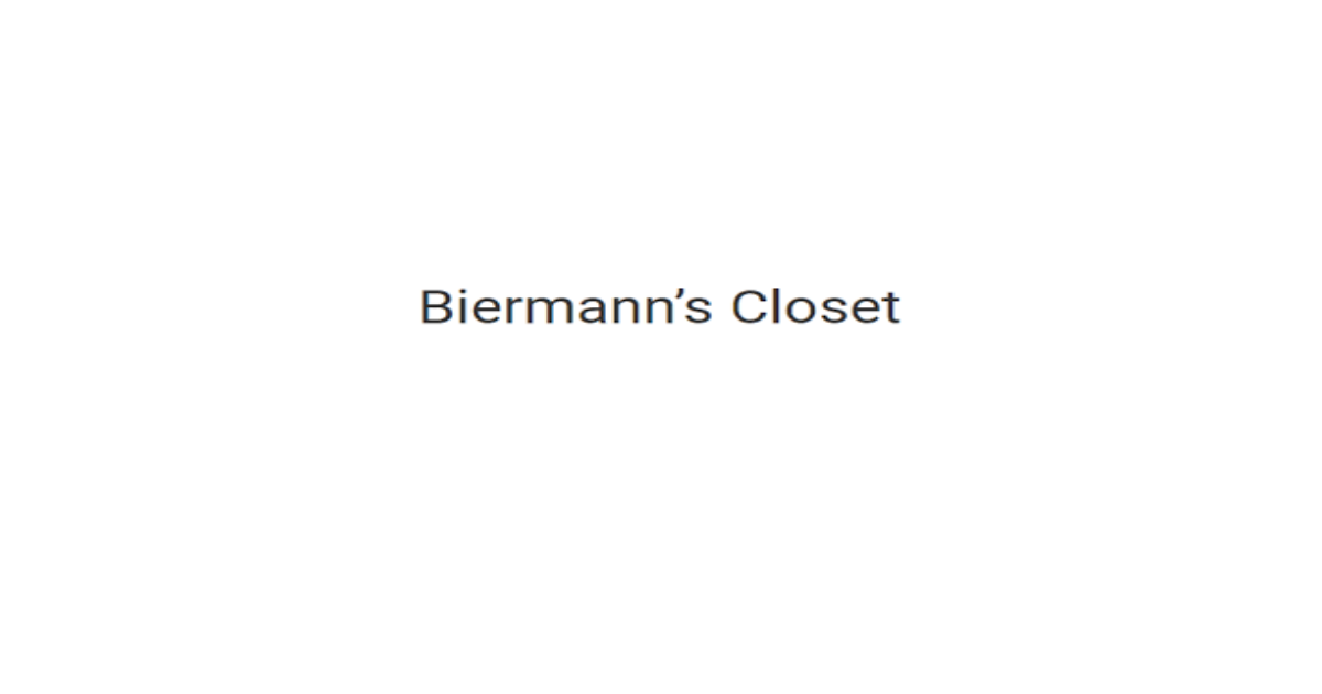 Biermanns Closet Discount Code 2024