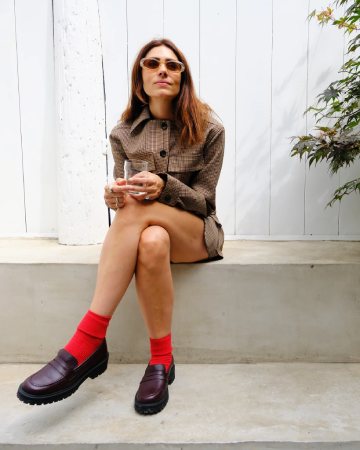 KAMI The Martini Oxblood Leather Loafer