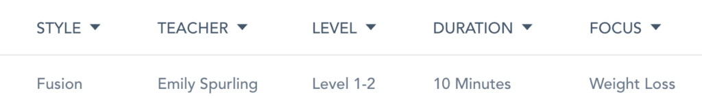 Gaia Yoga Levels