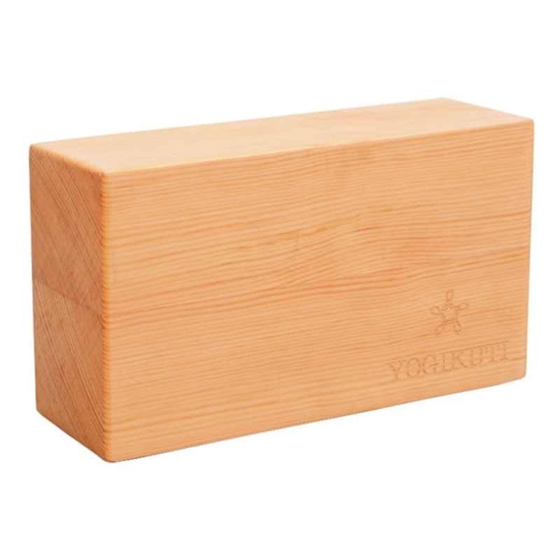 Yogikuti Solid Wooden Yoga Block 