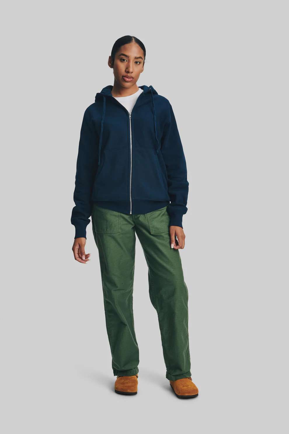 House Of Blanks ZIP HOODED SWEATSHIRT